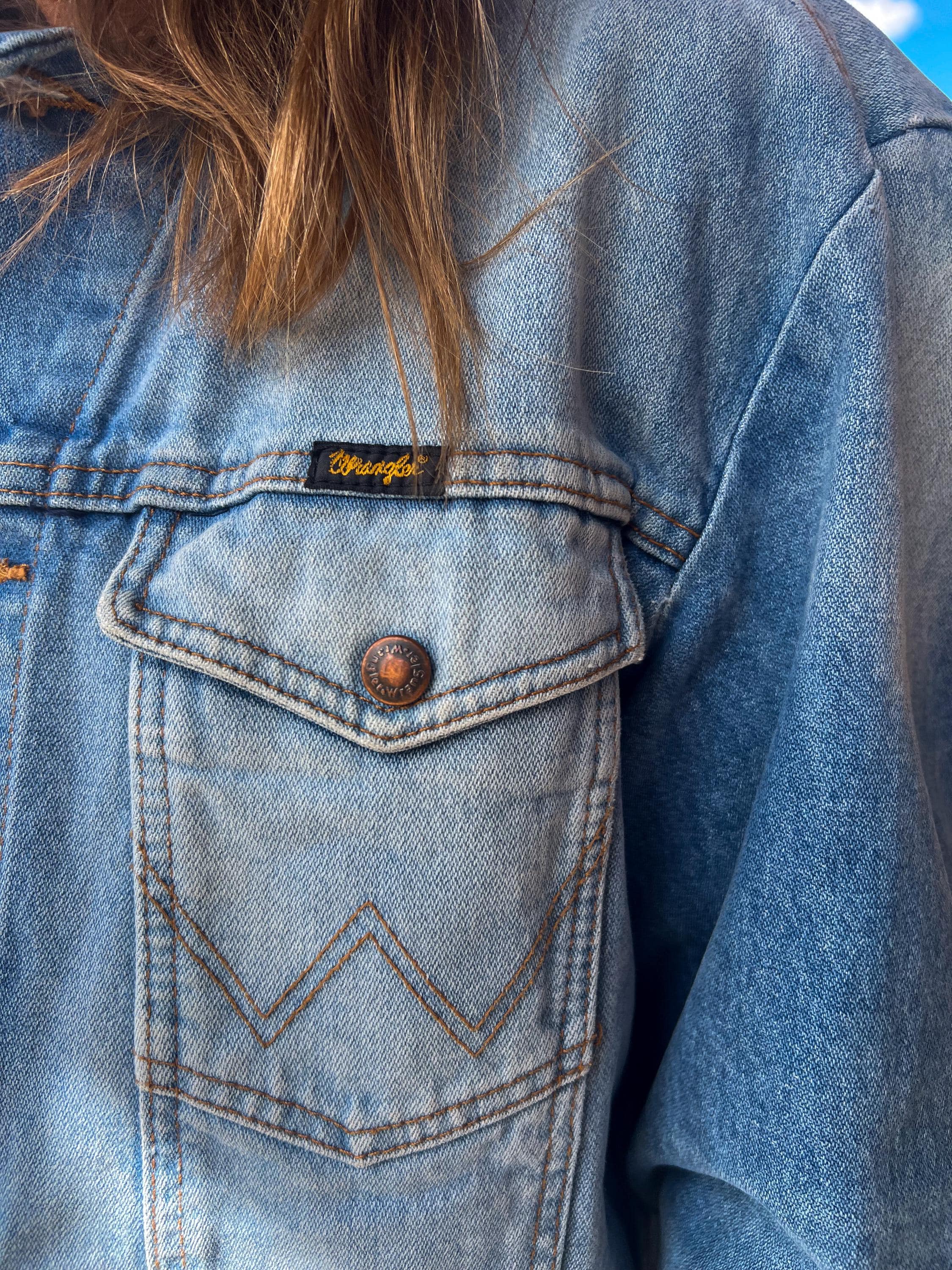 Bleached jean jacket - Etsy 日本
