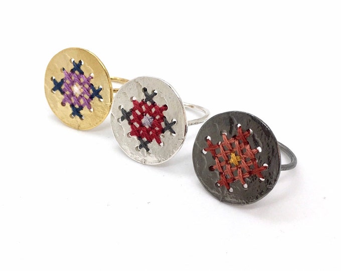 cross stitch ring