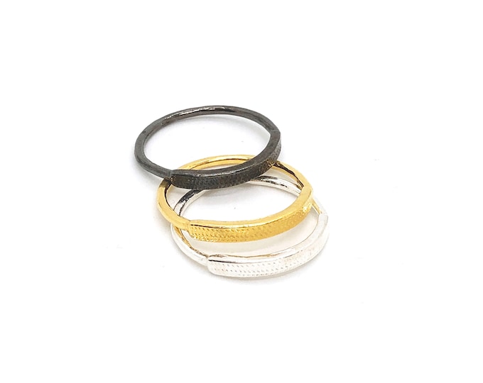 carved stacking ring