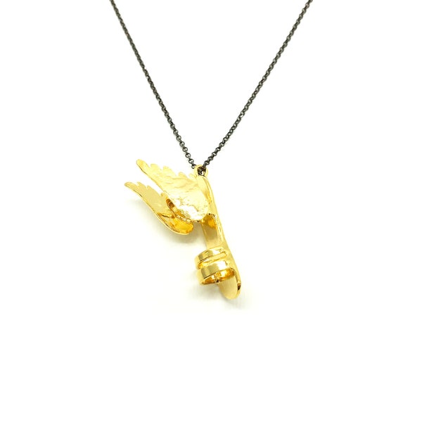 winged sandal necklace