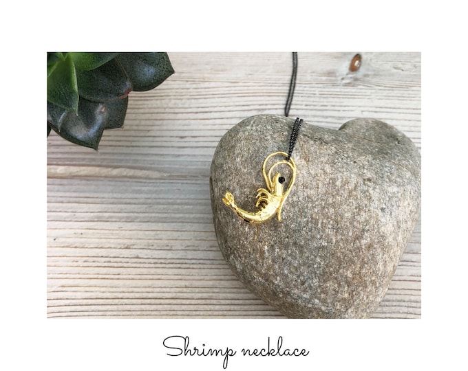 shrimp necklace