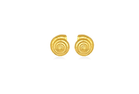 snail shell earrings