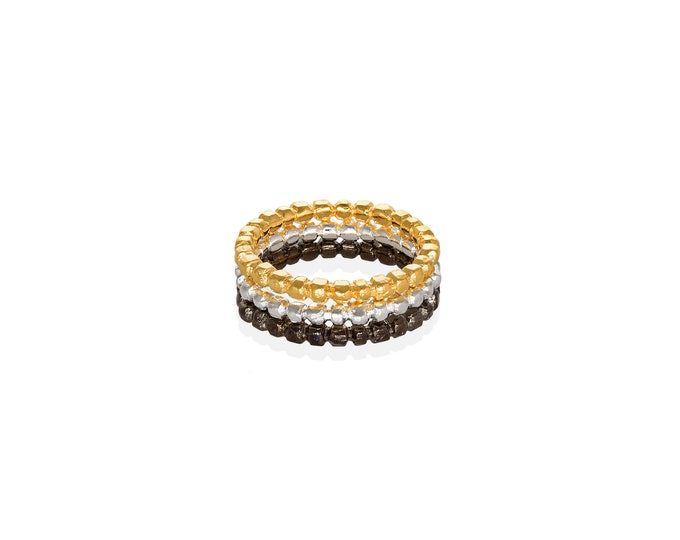 pebble stacking ring