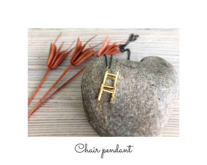 miniature chair necklace