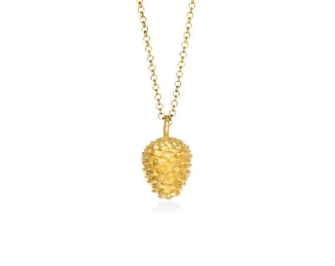 pine cone necklace