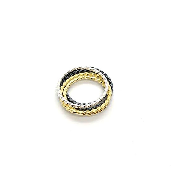 twisted silver ring