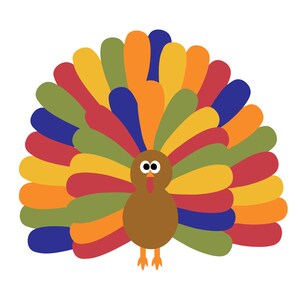 感謝の七面鳥 SVG | 七面鳥 SVG | 感謝祭の七面鳥 SVG