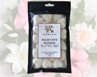 Palm Cove Sunrise  - Deluxe Coco Creme Wax Melts -  Wax Melts - Floral Fragrance