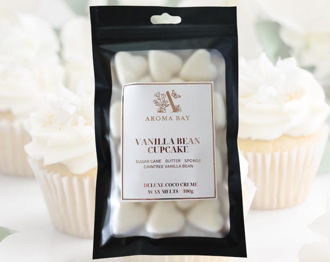 Featured listing image: Vanilla Bean Cupcake - Deluxe Coco Creme Wax Melts -  Vanilla Fragrance