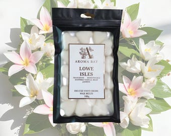 Lowe Isles - Deluxe Coco Creme Wax Melts - Wax Melts - Gift for Her - Frangipani  Honeysuckle Fragrance