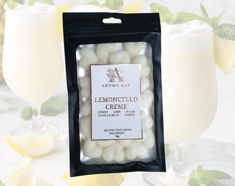 Limoncello Creme - Deluxe Coco Creme Wax Melts - Gift for Her - Wax Melts - Lemon Fragrance - Citrus Fragrance