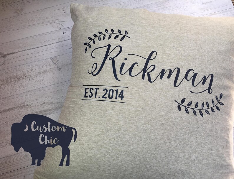 Personalized Throw Pillows Etsy