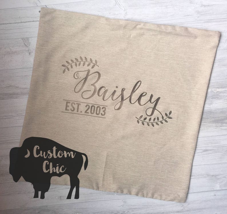 Personalized Throw Pillows Etsy