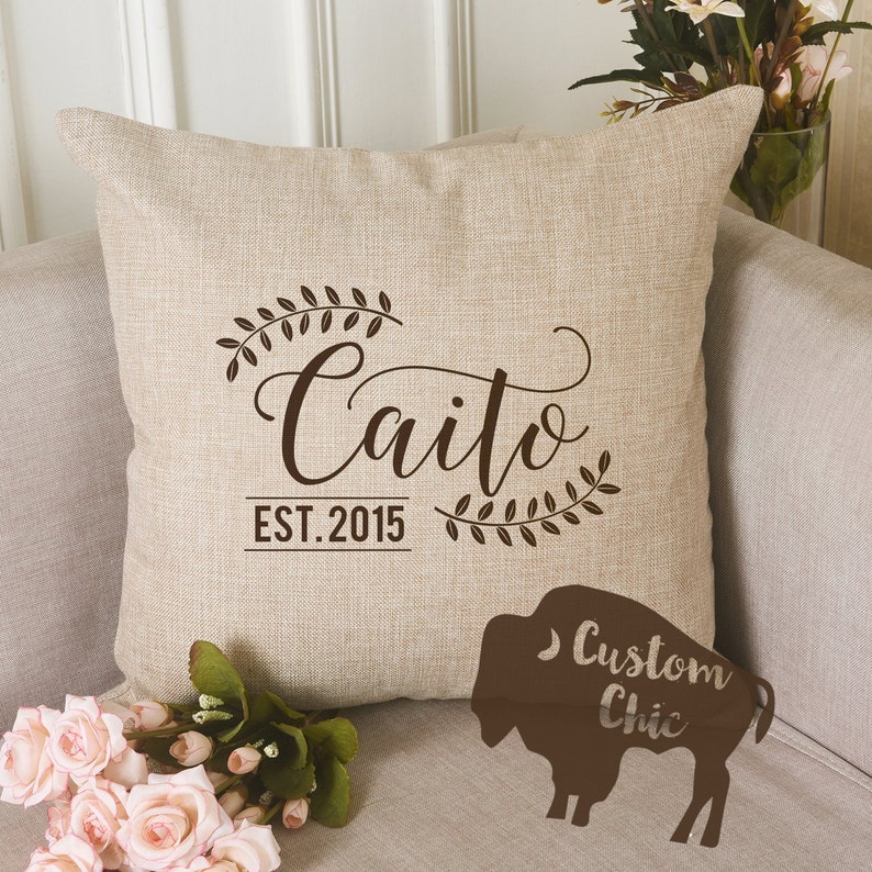 Personalized Throw Pillows Etsy