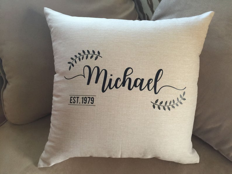 Personalized Throw Pillows Etsy