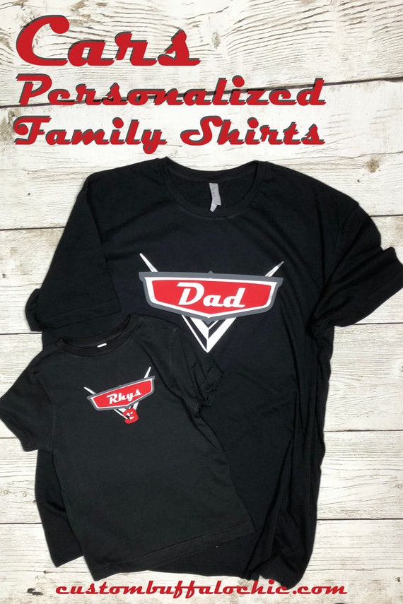 disney cars family shirts