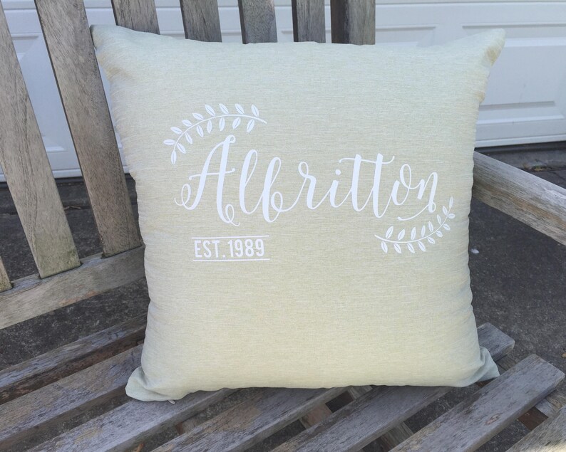 Personalized Throw Pillows Etsy
