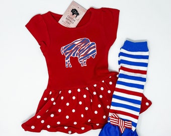 Buffalo Baby Toddler Dress | GO BILLS