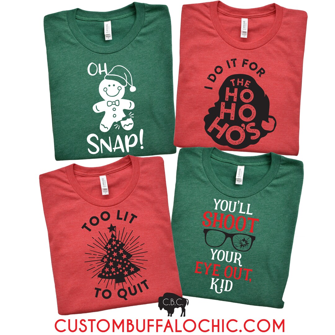Funny Family Christmas Shirts Etsy