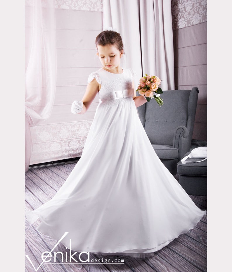 white gown for first holy communion
