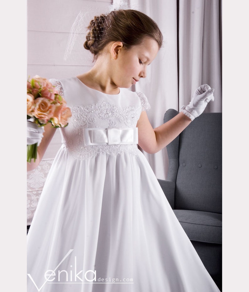 white frock for holy communion