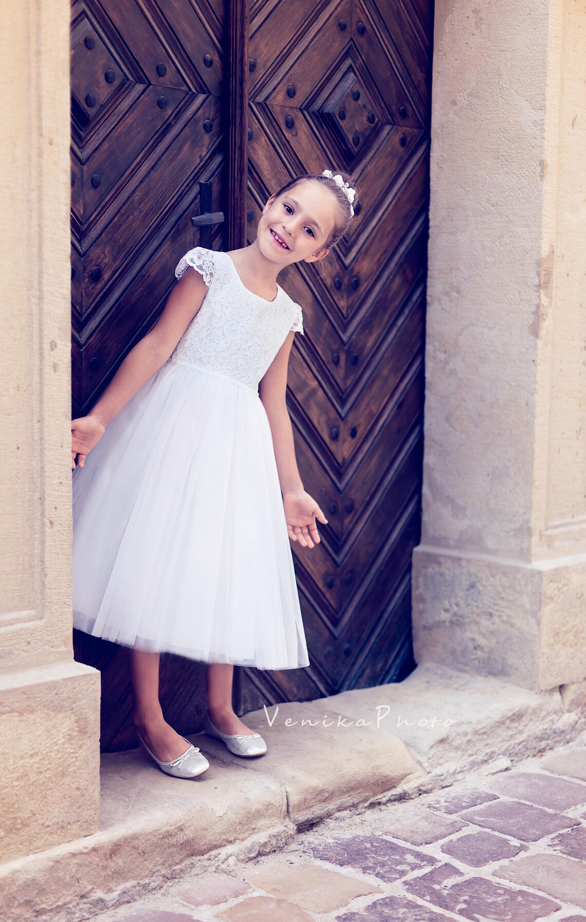 Tulle Communion Dress