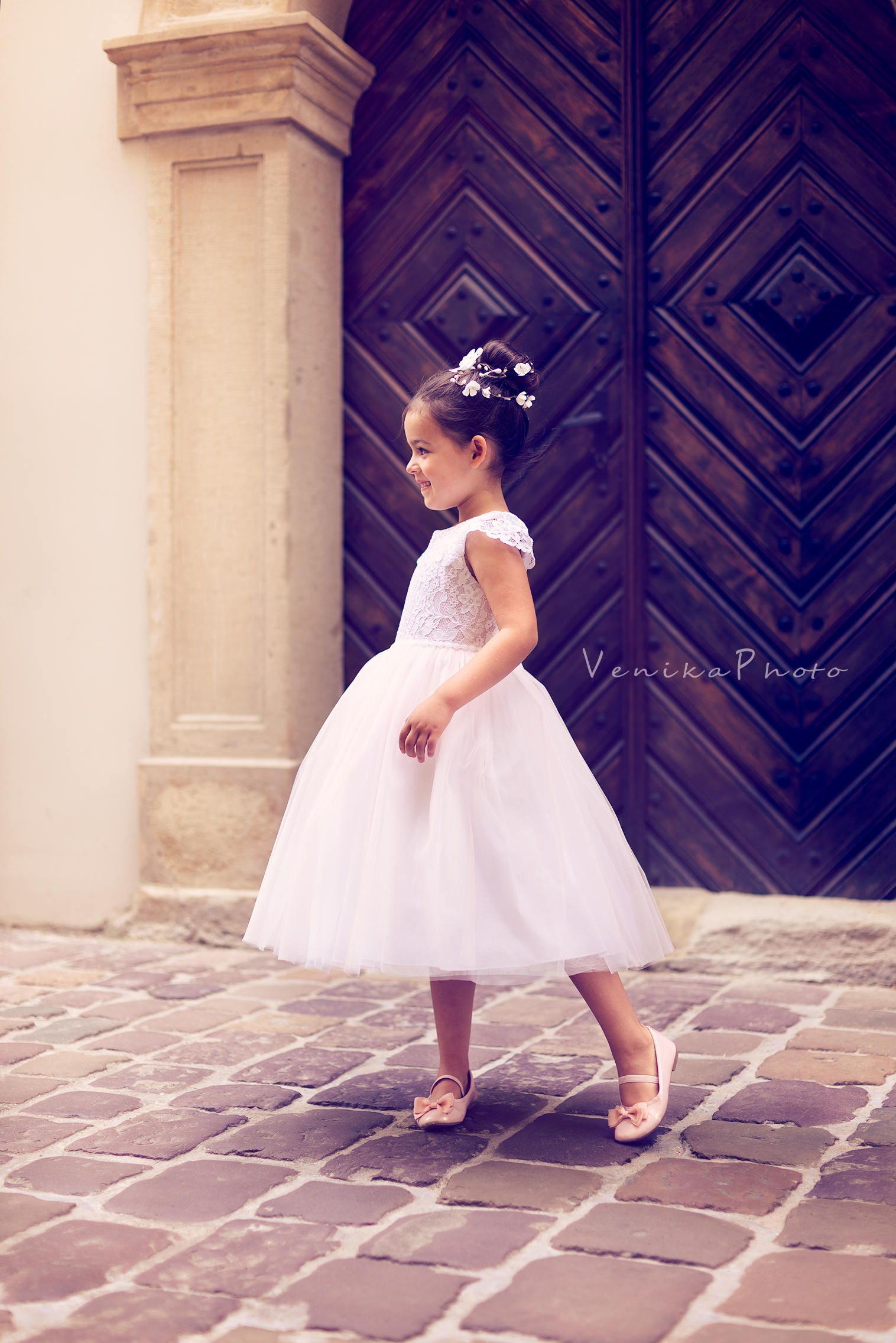 Tulle Communion Dress and Flower Girl Dress - Etsy