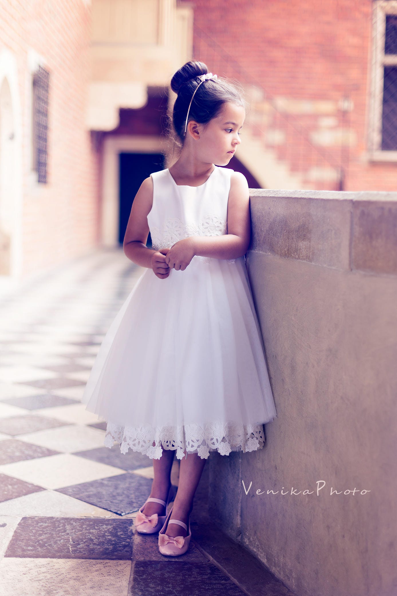 Beautiful Tulle First Holy Communion Dress I off White Colour | Etsy