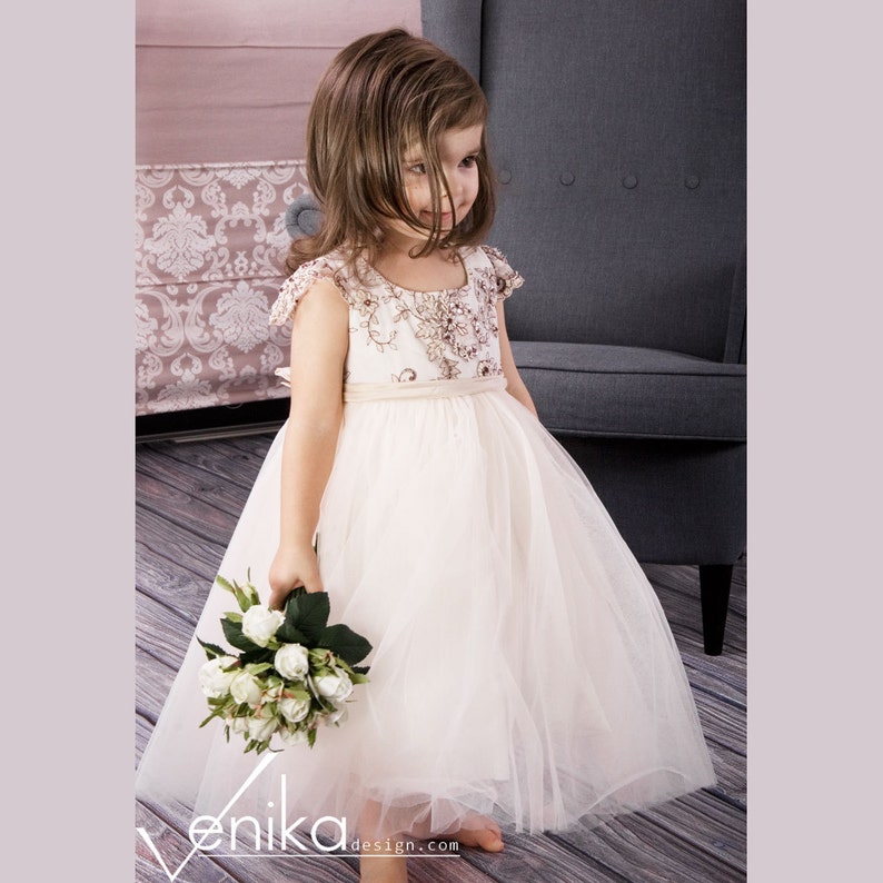 Baptism DressFlower Girl Dressbaby dressBaby girl Etsy
