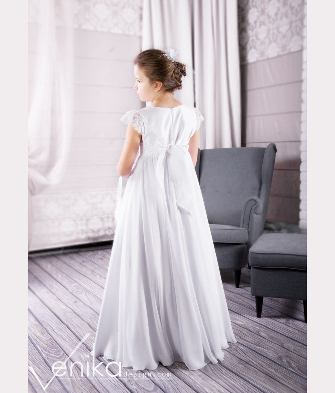 white frock for holy communion
