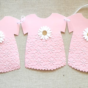 Baby girl shower banner,Baby shower garland,Baby shower banner,Girl baby shower decoration, Dress garland, Girl&#39;s dress garland
