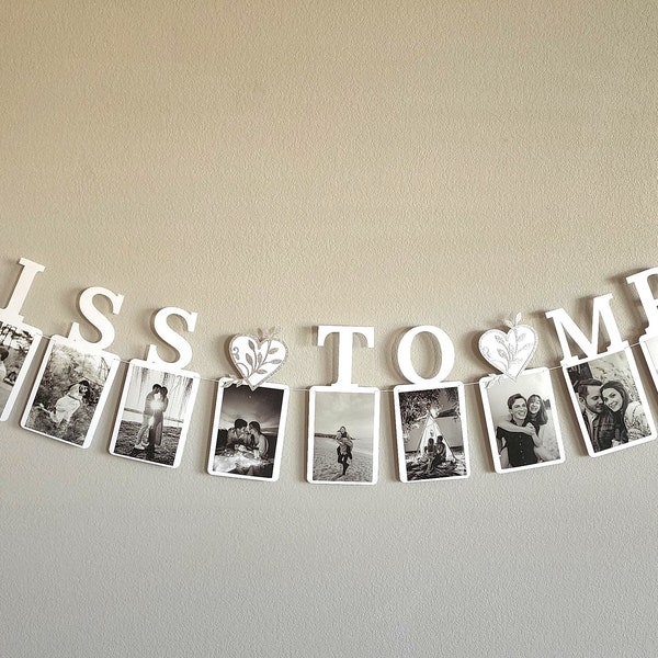 Bride to be photo banner banner,Miss to Mrs banner,Bridal shower decor,Bridal shower photo banner,Photo banner,Bridal picture banner