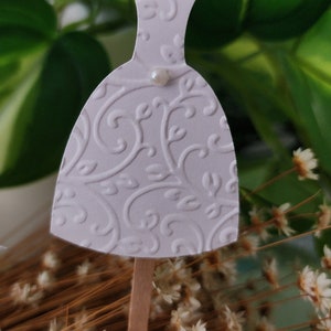 Bridal shower cupcake toppers,Dress cupcake toppers,Bridal shower decorations,Wedding dress cupcake toppers