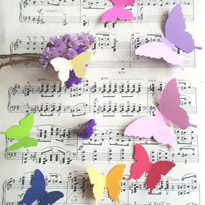Butterfly die cuts/Rainbow Butterfly die cuts/Butterfly Cut outs/Butterfly cutouts,Wedding Decor,Rainbow butterfly cut outs/Spring decor