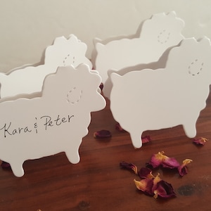 Lamb place cards(12pc)Sheep place cards,Animal place cards,Lamb seating cards,Sheep tent cards,Animal place cards,Animal Seating cards,