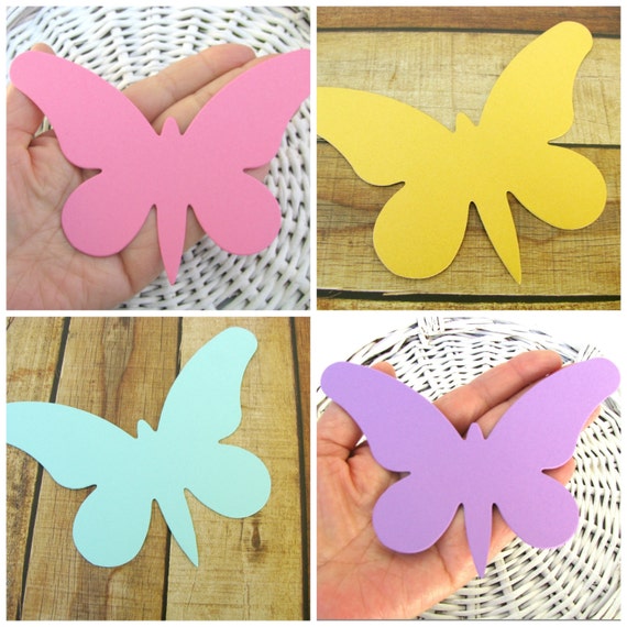 Pick Your Colorslarge Butterfly Die Cutsbutterfly Cut Etsy