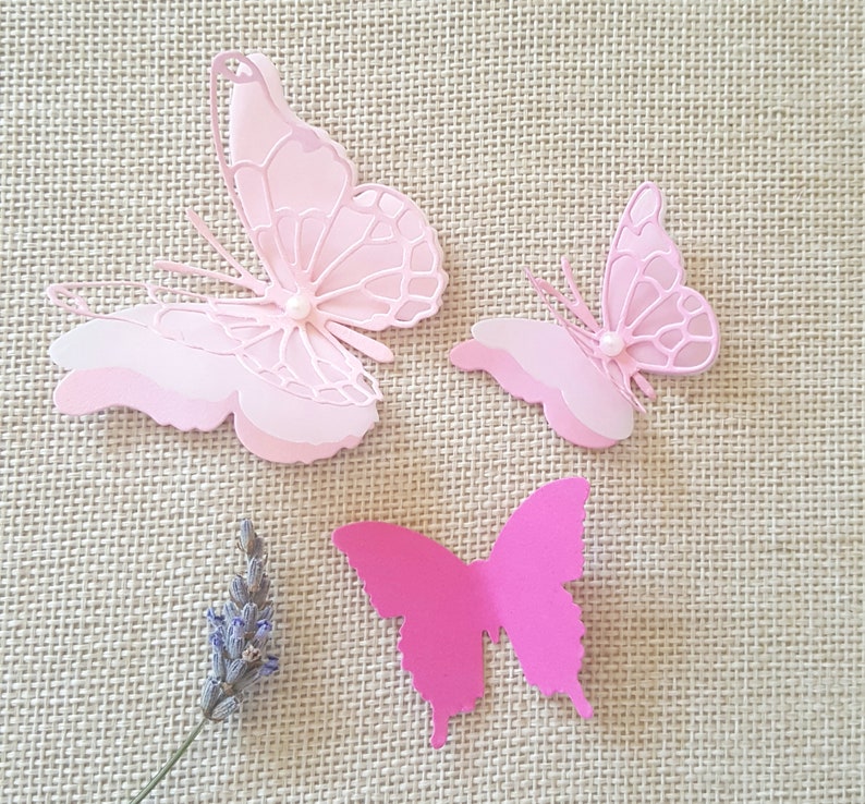 Butterfly die cuts 30-50pc3D Butterfly die cuts3D Wall | Etsy