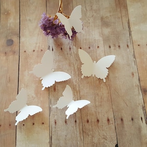 Découpes papillon,Choisissez vos couleurs/Papillons découpés blancs,Papillons en papier,Découpes papillons blancs,2 po. Papillons en papier