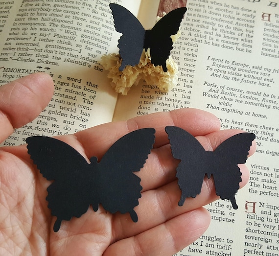 Halloween Decoration,black Butterfly Die Cuts, Black Butter Cutouts,3d  Butterfly Die Cuts,butterfly Paper,butterfly Decorations 