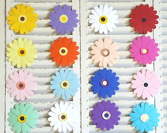 Daisy die cuts/Daisy cutout/Large daisy die cuts,Flower die cuts,Spring decorations,Flower decoration,Spring wedding decor,Cardstock Daisy