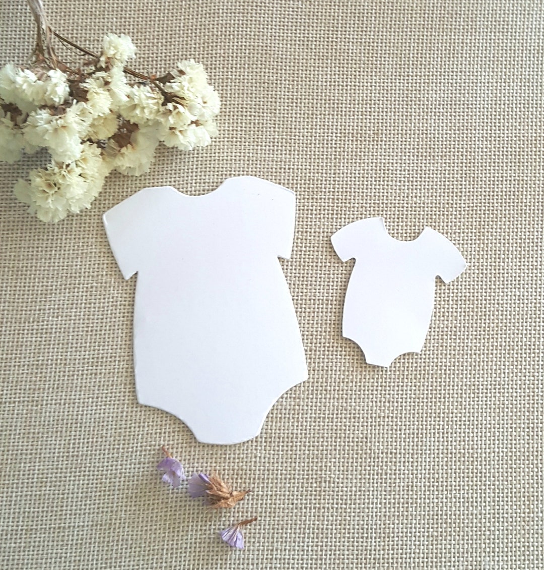Onesie Die Cuts,bodysuit Die Cuts, Baby Shower Wish Tags,onesie Gift