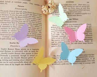 Butterfly die cuts,Pick Colors,Pastel colors Butterfly,3D butterfly wall art,Butterfly Cut outs,Spring,Paper butterflies,Spring decorations