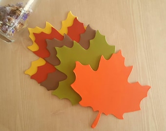 Leaf die cuts,Maple die cuts, Paper leaf,Fall leaf tags,Fall leaf cut outs,Maple die cuts,Leaf Tags,Maple, Autumn decor,Fall wedding decor