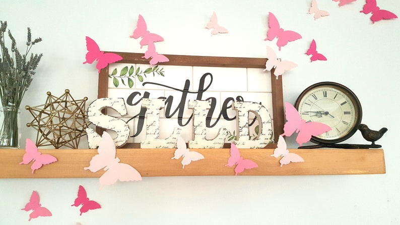 Butterfly Die Cutspick Colors3d Wall Butterfly Etsy