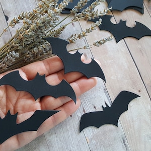 Halloween bat die cuts,Bat cutouts,Halloween Party Halloween decoration,Die cut bats,Halloween decorations,Bat Embellishments,Bat confetti