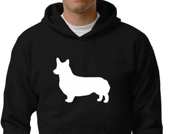 Pembroke Welsh Corgi silhouette Hoodie