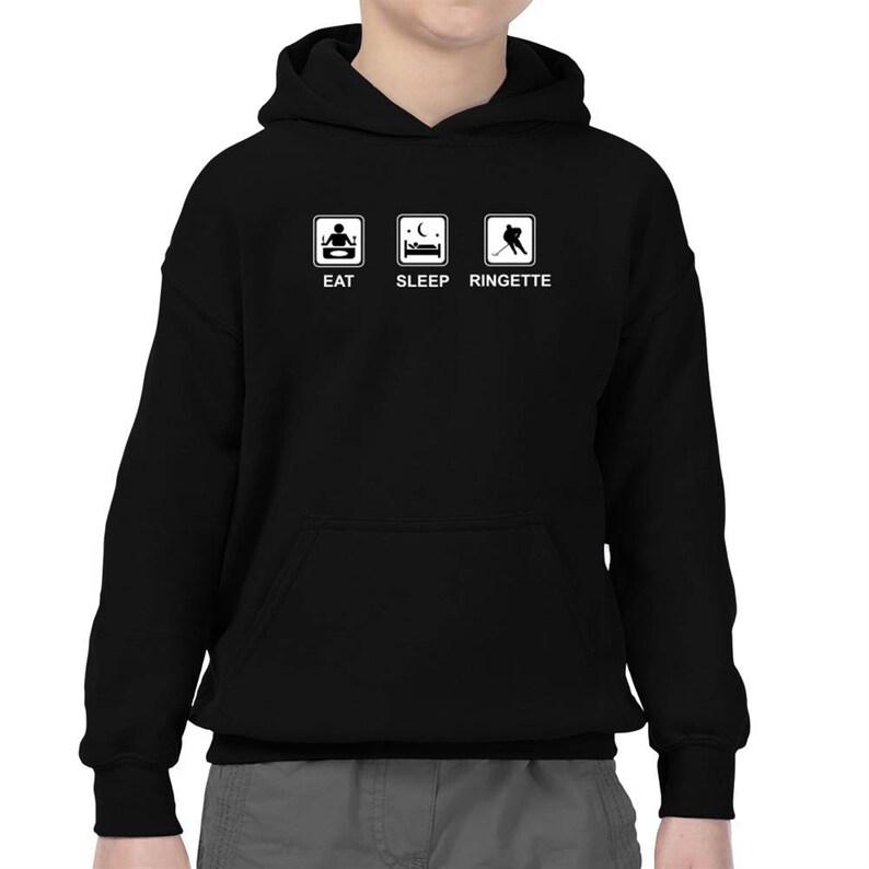 Eat Sleep Ringette Children Hoodie