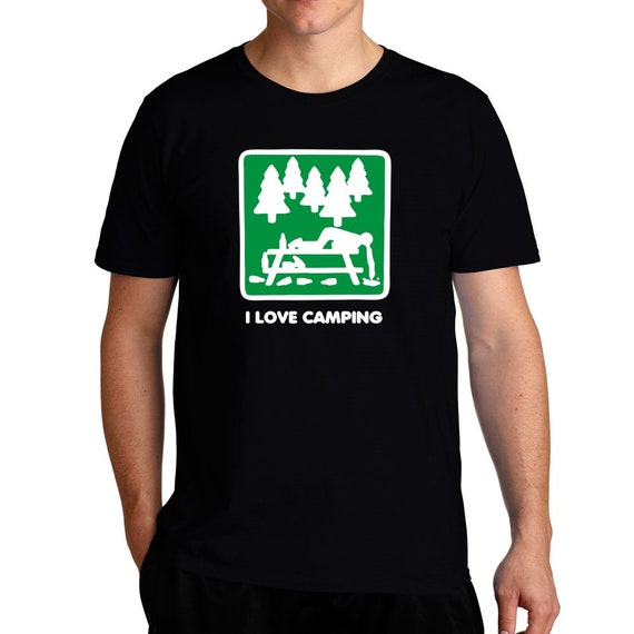 I Love Camping T-shirt - Etsy Canada