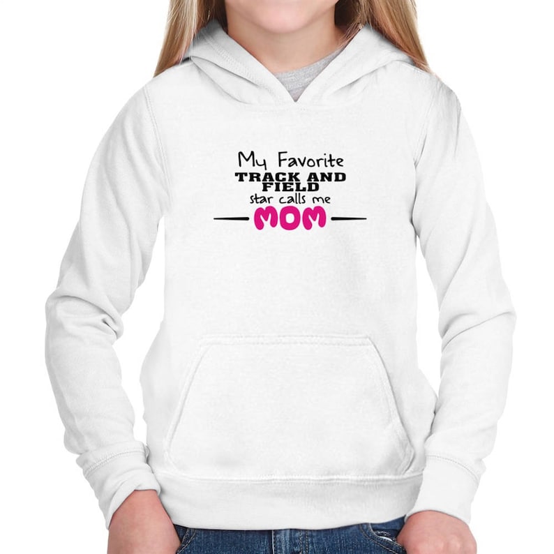 My favorite Track And Field star calls me mom Children Hoodie