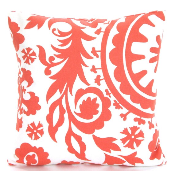 Coral Pillow Covers Decorative Throw Pillows Cushion Covers Etsy